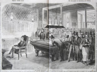 Schach - mnemonisches Blindlingsspiel von Paul Morphy1858 in Paris.