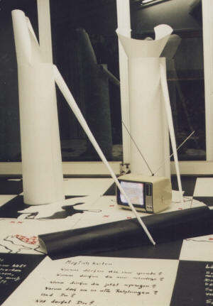 Kunst Installation Paper Art Rauminstallation