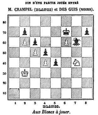 Schachdiagramm von 1849