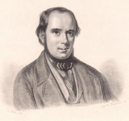 Adolf Anderssen, Schachspieler, Kupferstich um 1860
