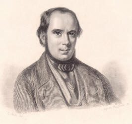 Adolf Anderssen, Schachspieler, Kupferstich um 1860