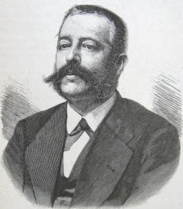 Der Schachspieler Jean Dufresne, gebprem 1829, gestorben 1893.