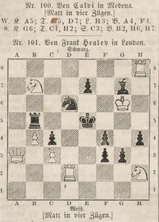 chess problems 1863 by Ignazio Calvi and Frank Healey