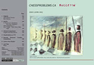 Problemschach Bulletin Chessproblems, Canada von Cornel Pacurar, April 2015
