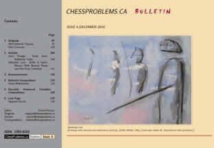 Problemschach Bulletin 4. Ausgabe 2014 mit Illustration von Elke Rehder