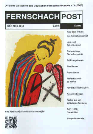 2016 Fernschach Post Schachzeitschrift Deutscher Fernschachbund  