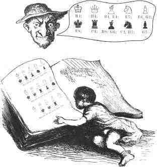 Aprendizaje de Ajedrez - ilustracin del artista  Uwe Holstein